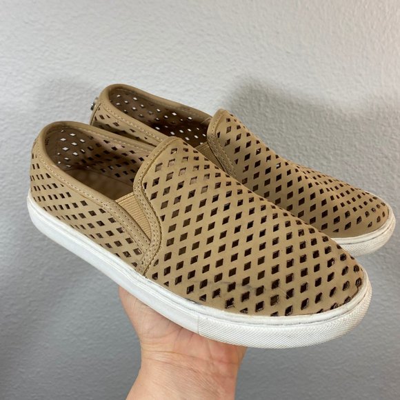 steve madden mesh slip ons